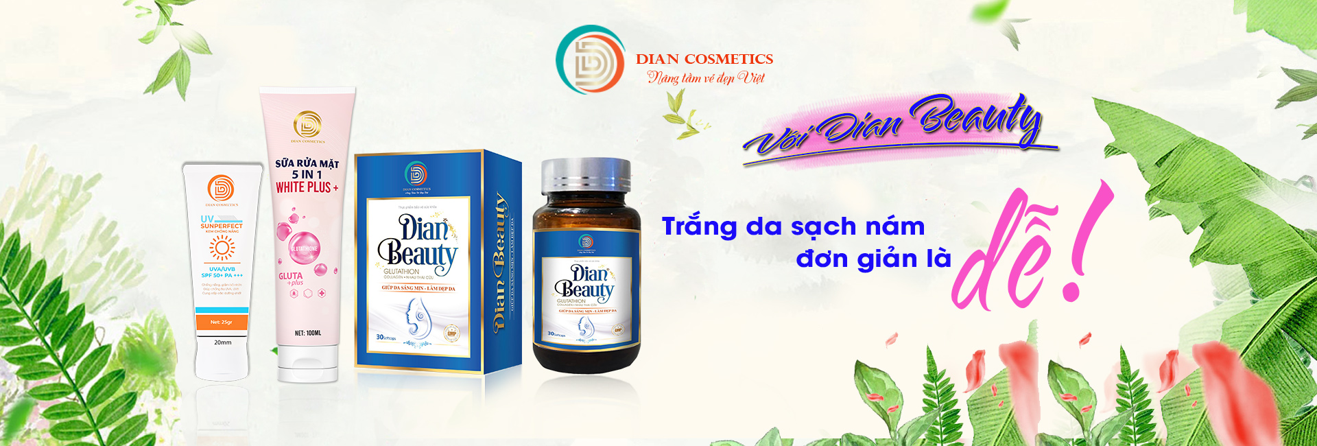 viên uống mờ nám dian beauty